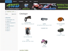 Tablet Screenshot of 4wdaccessories.co.nz